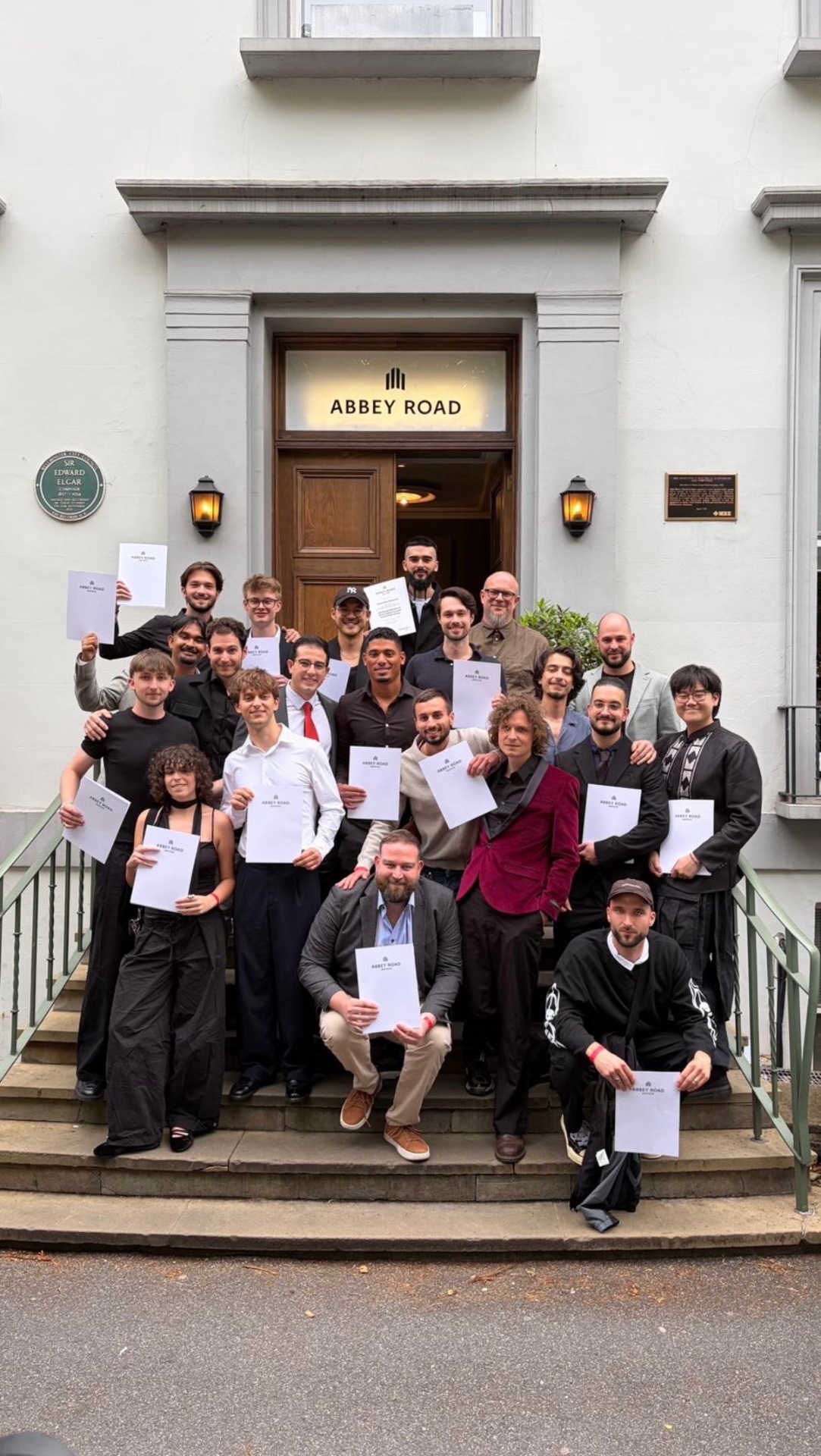 Abbey Road Institute graduation, Amsterdam